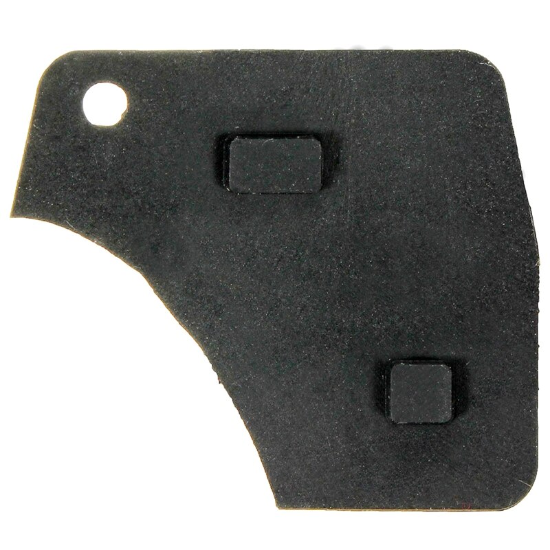 2pcs 2 Button Replacement Remote Key Fob Repair Switch Rubber Pad For Toyota Car