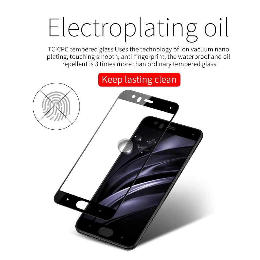 3PCS Full Glue 3D Tempered Glass For Xiaomi Mi 6 Screen Protectors For Xiaomi Mi 6 Mi6 Protective film