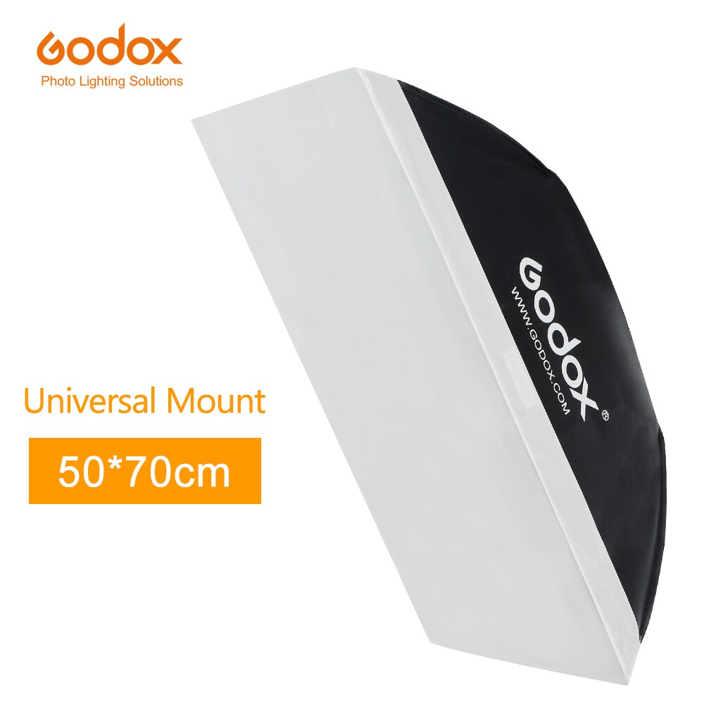 Godox 50*70cm 20*27" Softbox Universal Mount Softbox for Studio Flash Speedlight