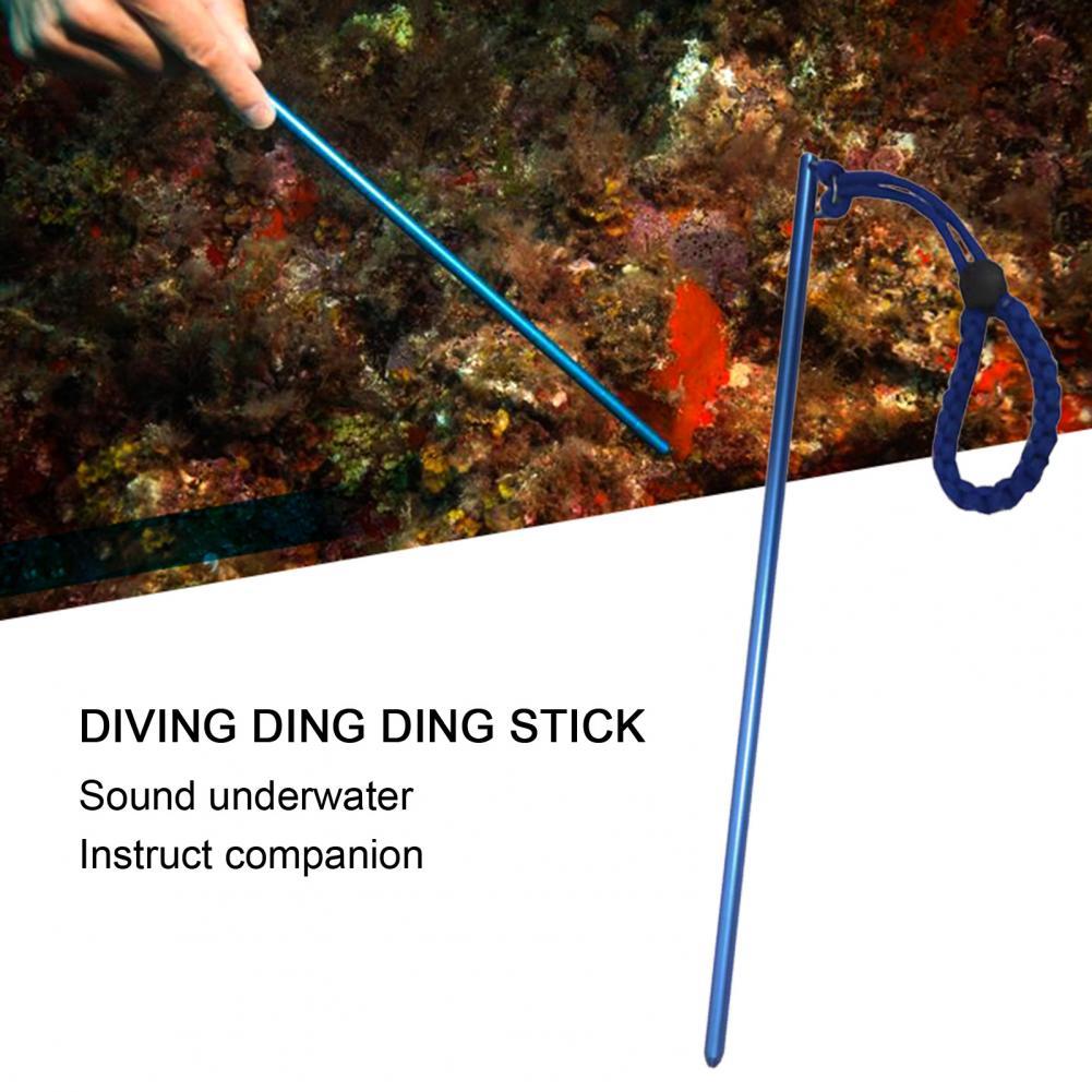 Palo de buceo resistente al agua, puntero de aleación de aluminio, accesorios deportivos para el mar, 1 ud.
