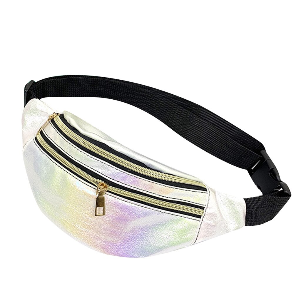 Heuptas Vrouwen Fanny Pack Belt Heuptas Borst Pouch Dubbele Ritsen Reizen Hip Bum Bag Lady kleine Portemonnee D2 J #