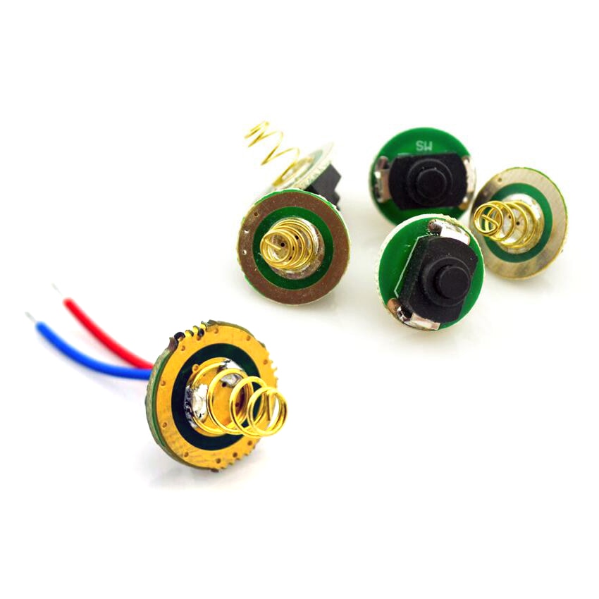 10PCS Driver Switch Spring for flashlight torch lamp lantern lanterna flash light driver board Circuit Board Gold-plated Springs