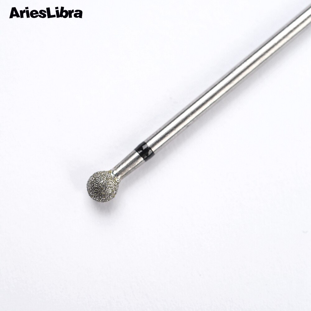 1pc diamant nagelborrkula roterande bit elektrisk fräs 8 szie nagelband burr nagelfil för manikyr pedikyr tillbehör