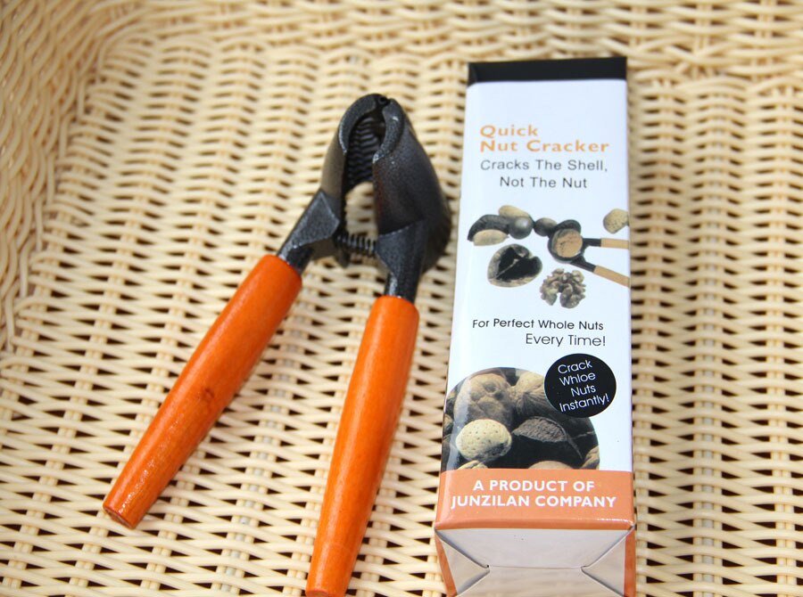 1PC Stainless Steel Quick Funnel Shaped Nut walnuts Cracker Sheller Nut Opener Clip LB 263