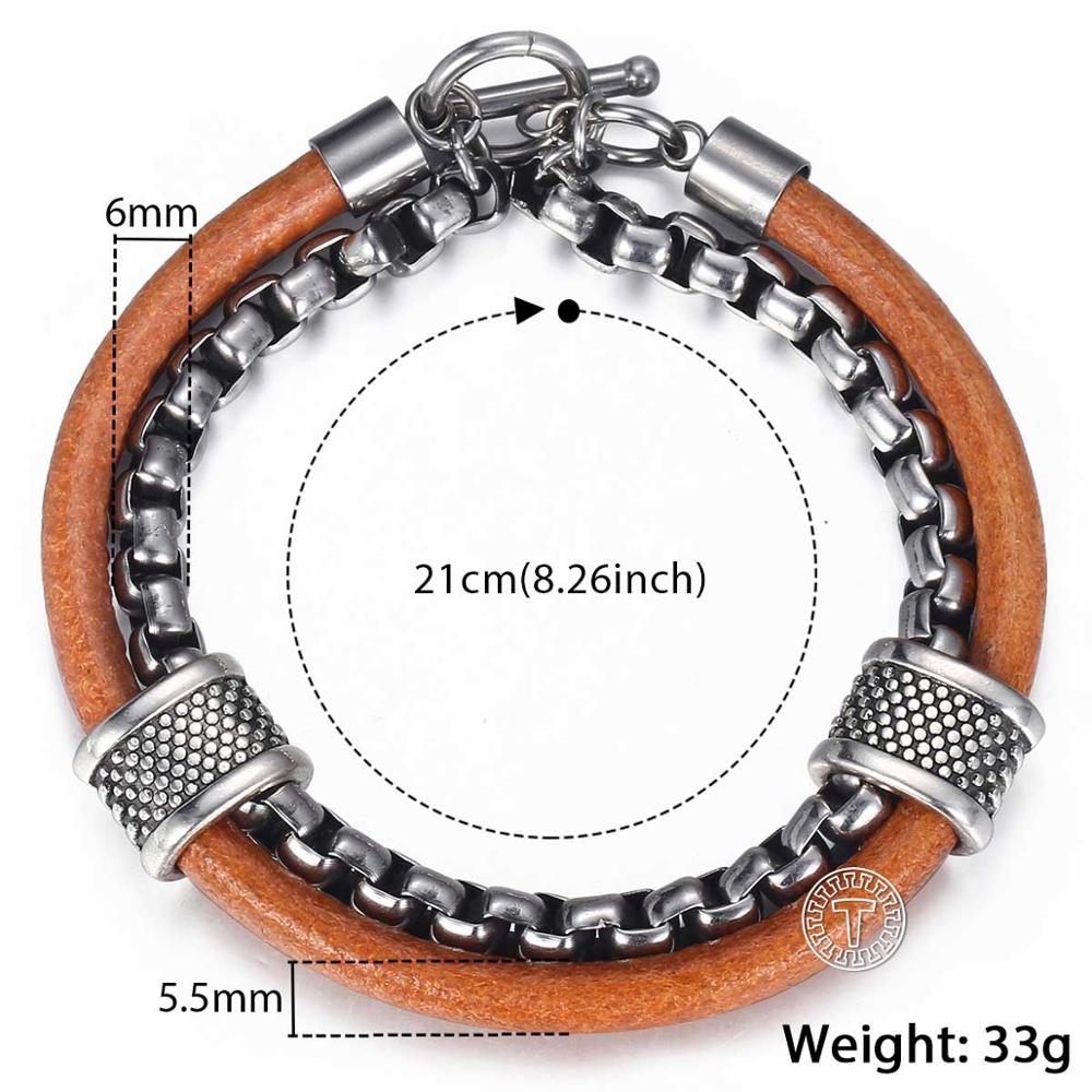 Männer Leder Armbinde Schwarz CZ Charme Edelstahl kubanisch Verknüpfung Kette Armbinde Männlichen Schmuck für Männer 20cm DLB65: Ursprünglich Titel