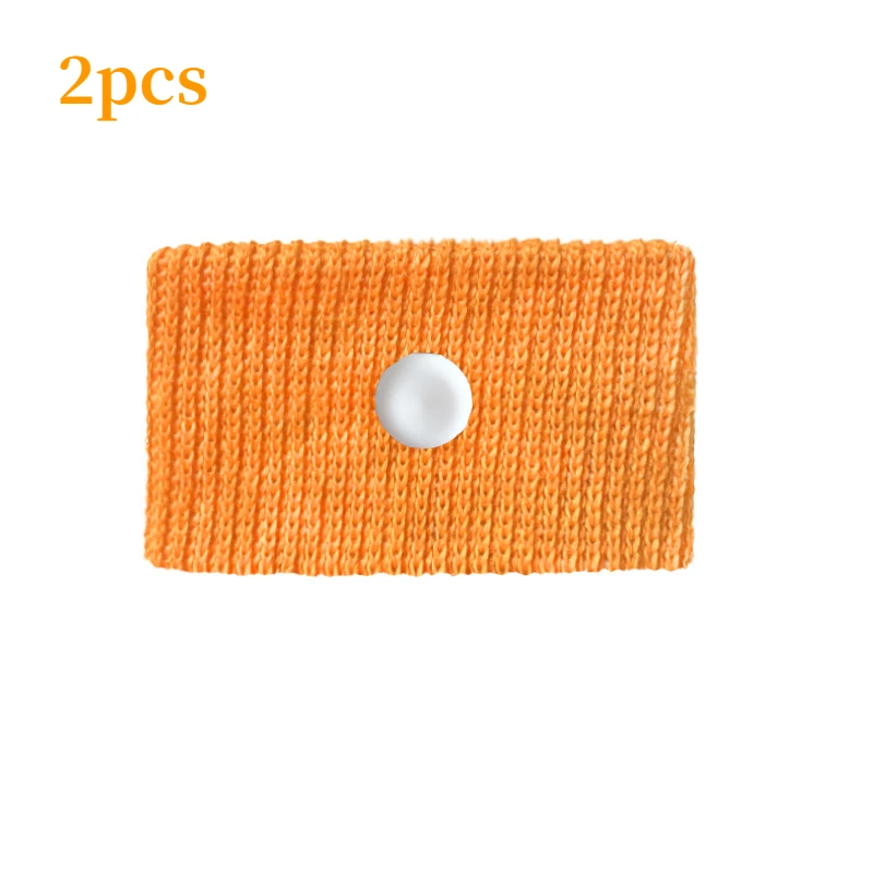 2 uds viaje mañana mareo muñequera Anti Nausea coche Van mar avión pulsera Anti-movimiento mareo pulsera correa barcos: Naranja