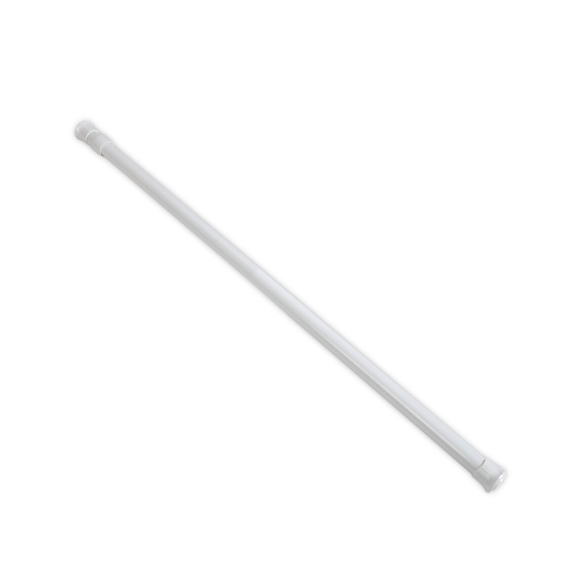 Extendable Adjustable Spring Tension Rod Pole Curtain Shower Bathroom Window: White 40-70cm