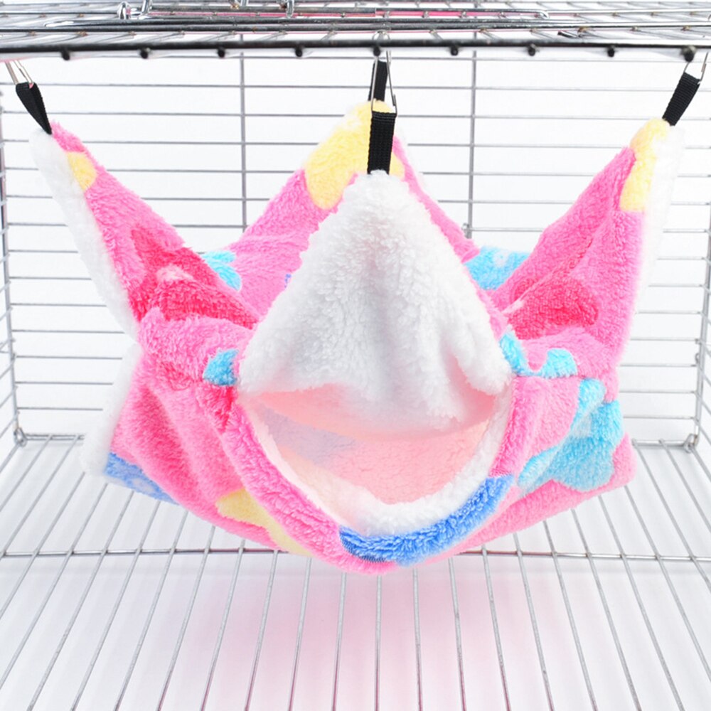 Guinea Pig Rat Hammock Guinea Pig Hamster Ferret Hanging Hammock Toys Bed For Small Animals Chinchilla Parrot Sugar
