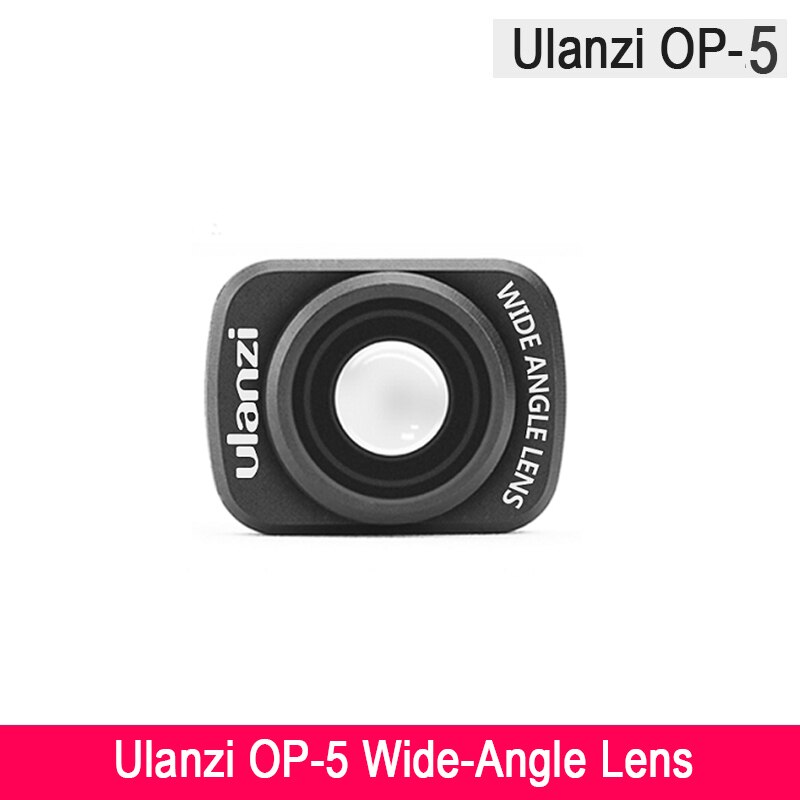 Ulanzi Magnetic 4K HD Large Wide-Angle Lens 1.33X Anamorphic Lens for DJI Osmo Pocket,Osmo Pocket Accessories OP-1 OP-5 OP-11: OP-5 Wide Angle Lens