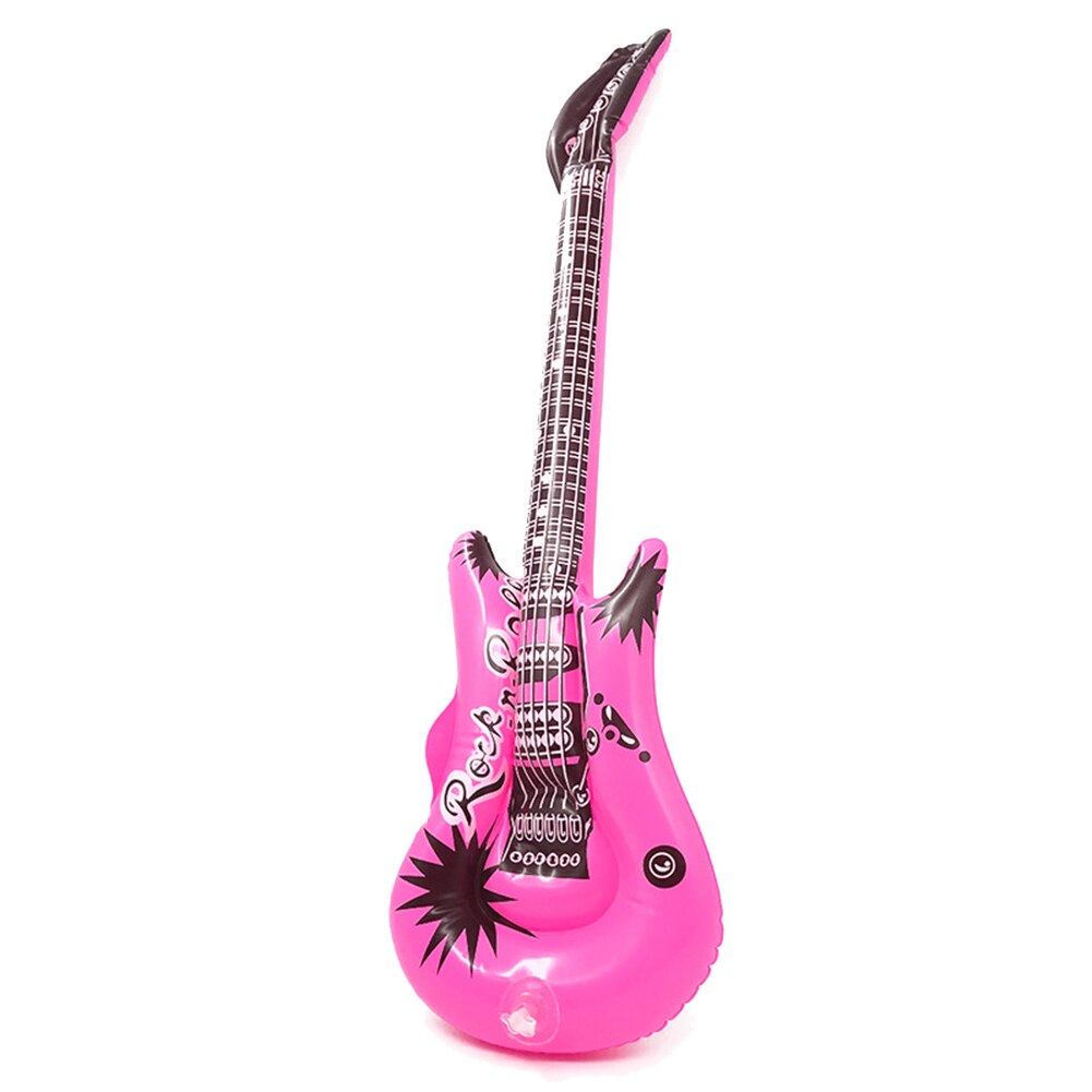 PVC Inflatable Simulated Guitar Balloon Rock Instrument Kids Toy Party Decor For Children Kids Birthday Chirstmas