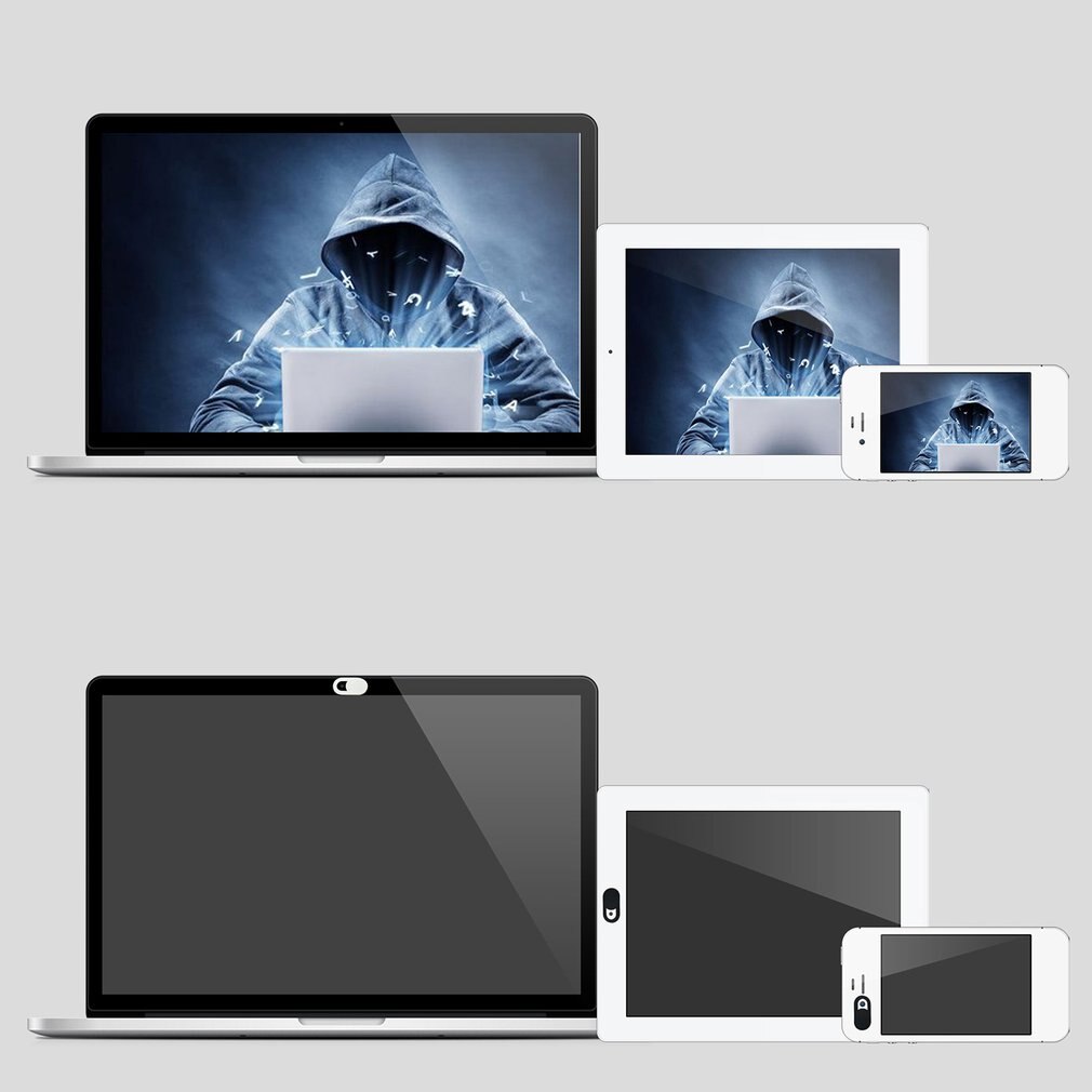 1Pcs Draagbare Size Webcam Cover Sluiter Magneet Slider Plastic Camera Cover Voor Web Laptop Voor Pc Tablet Privacy