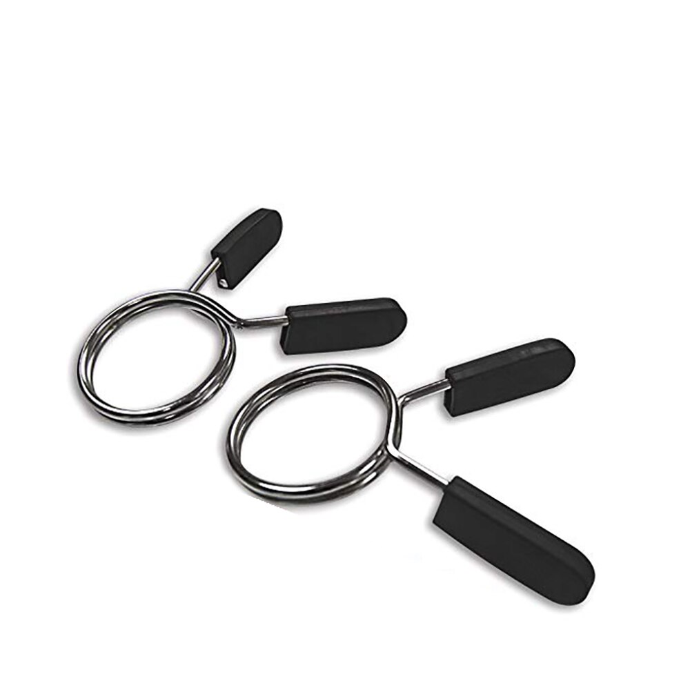 Weight Lifting CAP Barbell Standard 1-Inch Spring Clip Collars 1 Pair Weight Lifting Accessories
