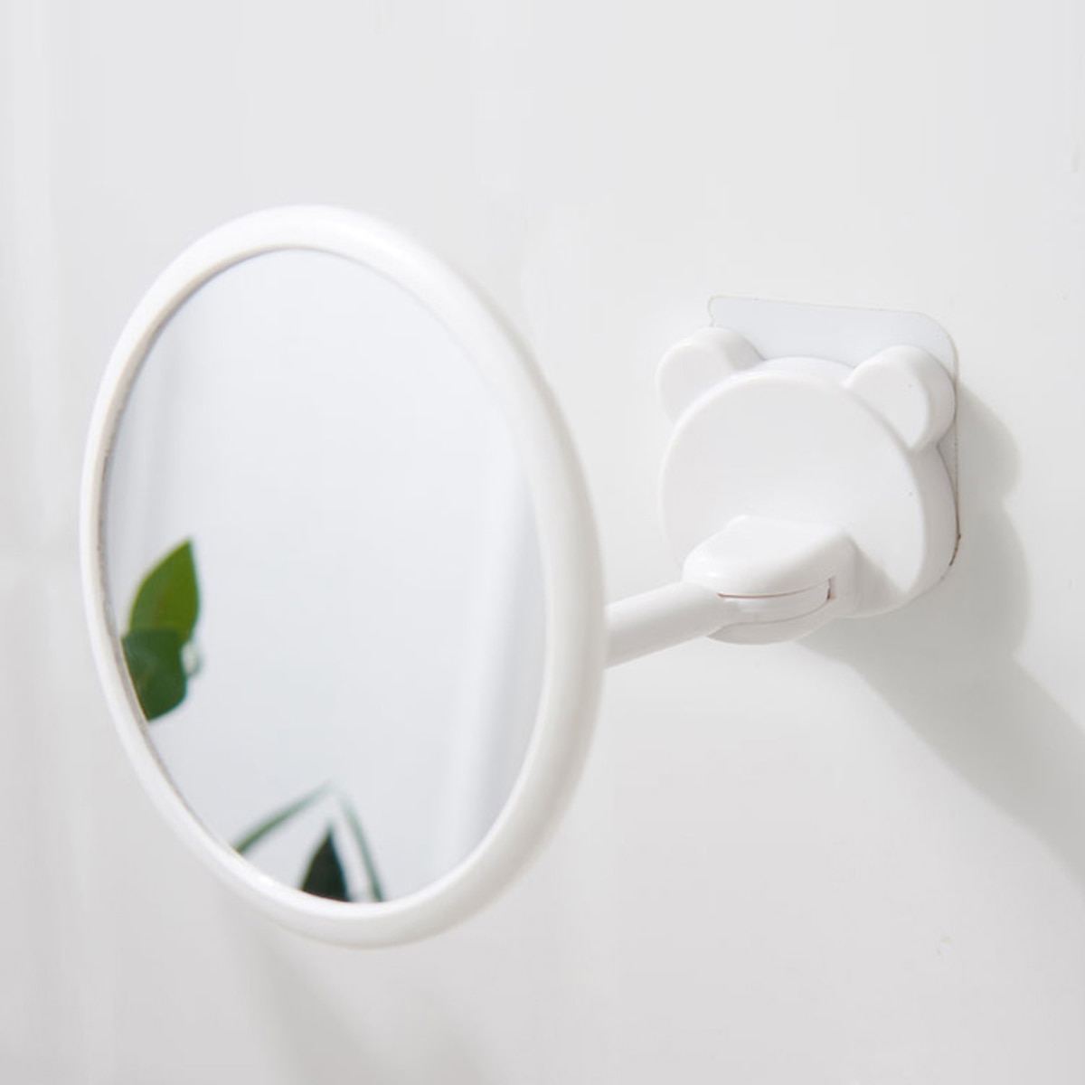 Bathroom Mirror Shaving Mirror Bathroom Accessories Shower Mirror Bathroom Washroom: WHITE