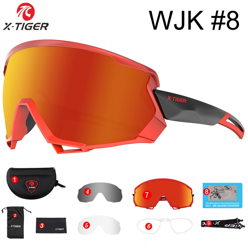 X-TIGER Wind Cycling Glasses For Man Women Polarized Road Bicycle Glasses Mountain MTB Bike Sunglasses Goggles Cycling Eyewear