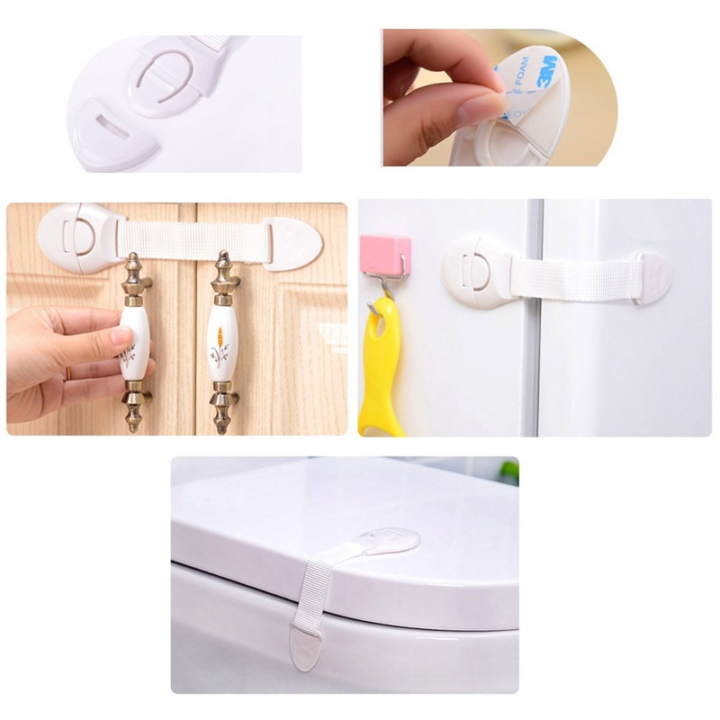 TUSUNNY 10Pcs/Lot Protection Against Children Locking Doors For Children's Safety Kids baby Safety lock