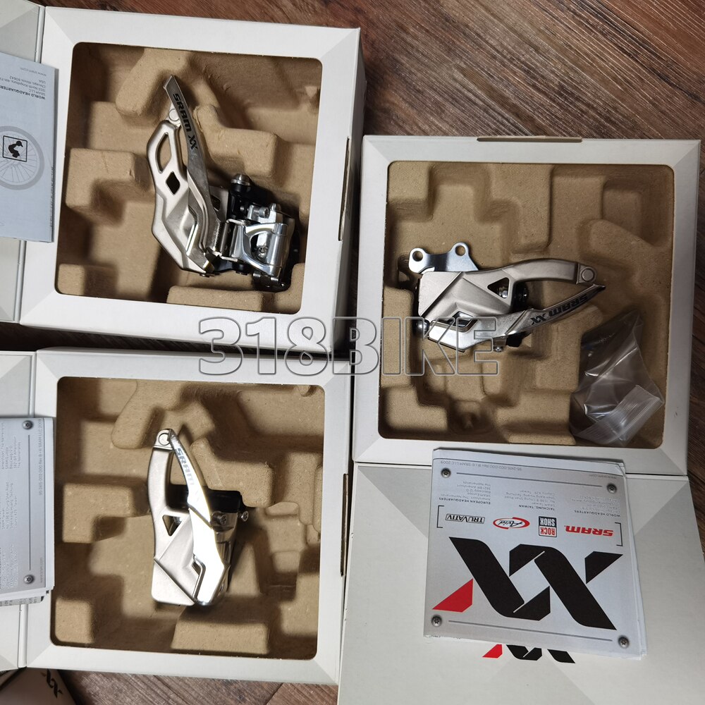 SRAM XX 2x10-Speed Front Derailleur 2x10s 20s, Low Clamp Down Pull / High Clamp / S1 / S3