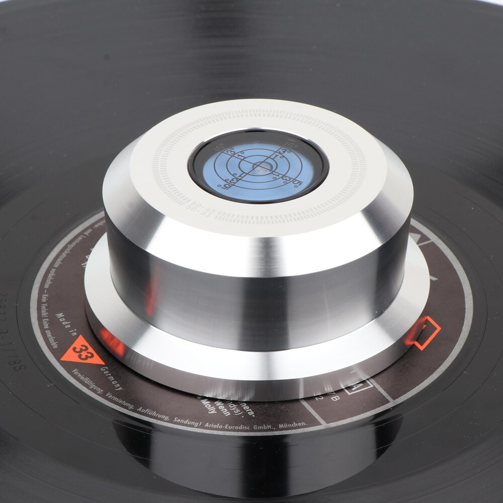 Monosaudio rts 532 zwart/zilver gewicht puck 328g draaitafel dragonfly stabilisator plaat beschikbaar 50hz/60hz