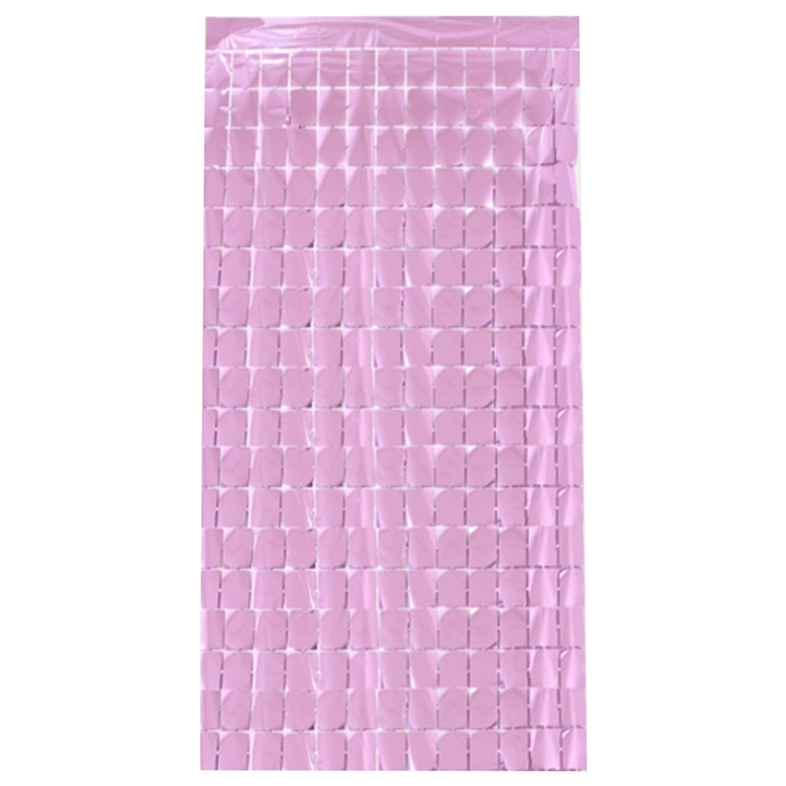 Birthday Square Sequin Photography Prop Streamer DIY Wall Decor Home Wedding Party Hanging Indoor Outdoor Foil Fringe Curtain: Pink