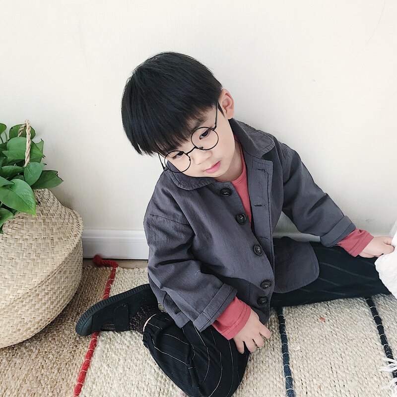 Nueva chaqueta rompevientos coreana para niños en la chaqueta de otoño para bebés