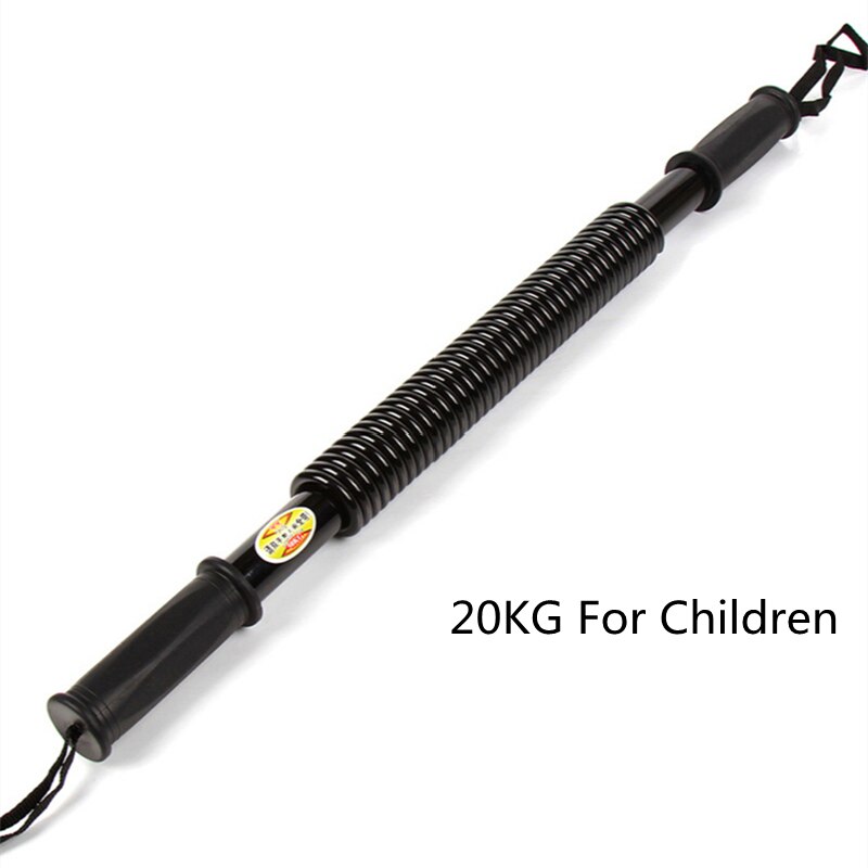 Carbon Steel Spring Arm Strength Device Indoor Fitness Equipment Adjustable Chest Expander Muscle Training Arm Strength Bar: 20KG For Children
