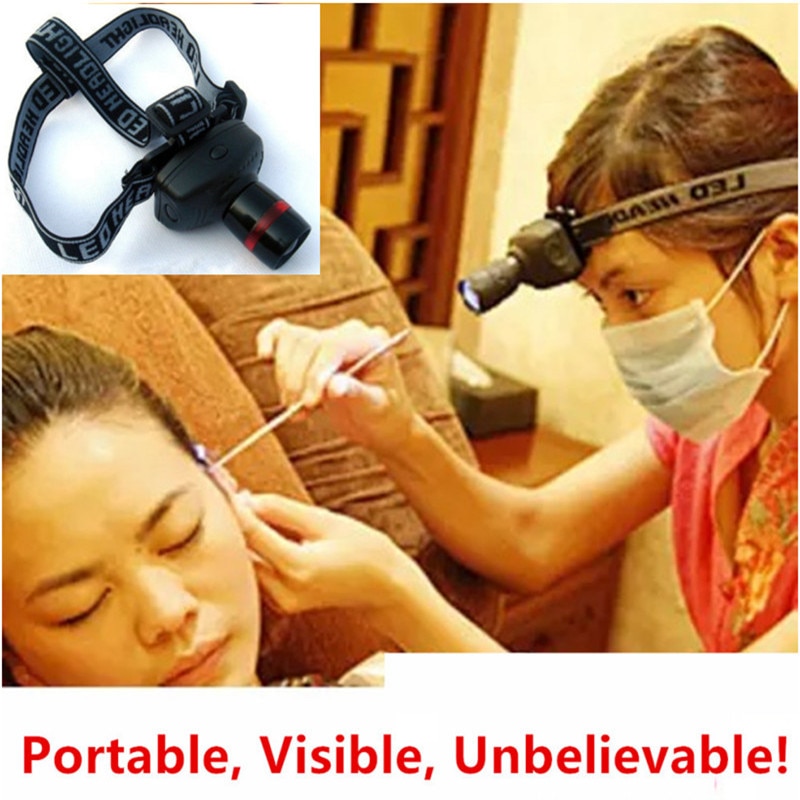 Ear Light Head Light for Ear Cleaning Care Zoom Headlamp 4 Light Gears for ENT Doctors and Dispensers