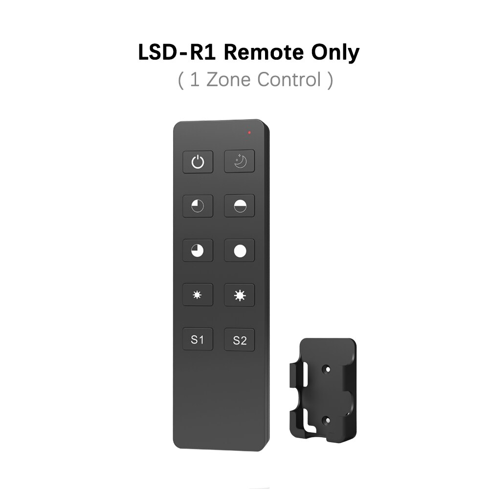 Rotary LED Dimmer DC 12V 24V PWM Wireless Frequency Adjustable 20A Single Color LED Strip Controller Knob 12 Volt Dimmer Switch: LSD-R1 Remote Only