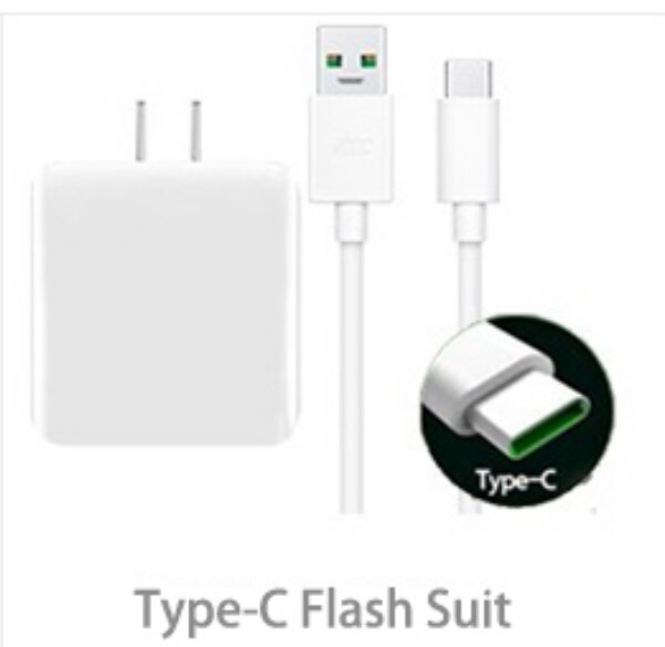 VOOC Flash Fast Charging Micro usb / Type-c Cable Original 5V 4A Fast Charging for OPPO R11 R11s R9s R7s R15 A5s A3s R17 k5: US Wall TYPE C Cable