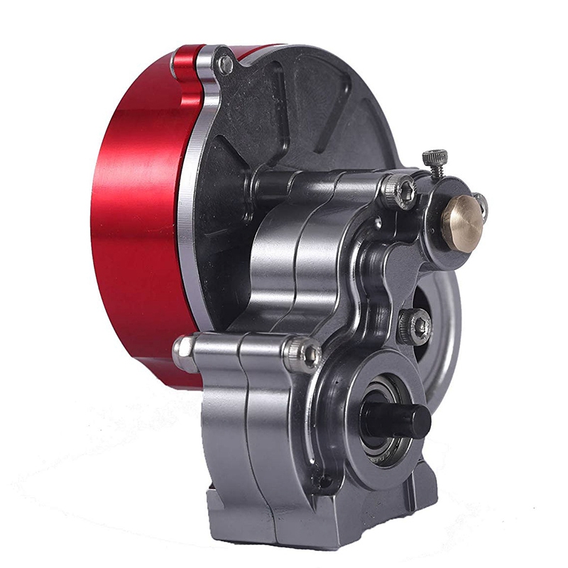 Metal Gearbox 1/10 RC Automotive Assembly Transmission Gearbox for Axial SCX10 RC Crawler Car