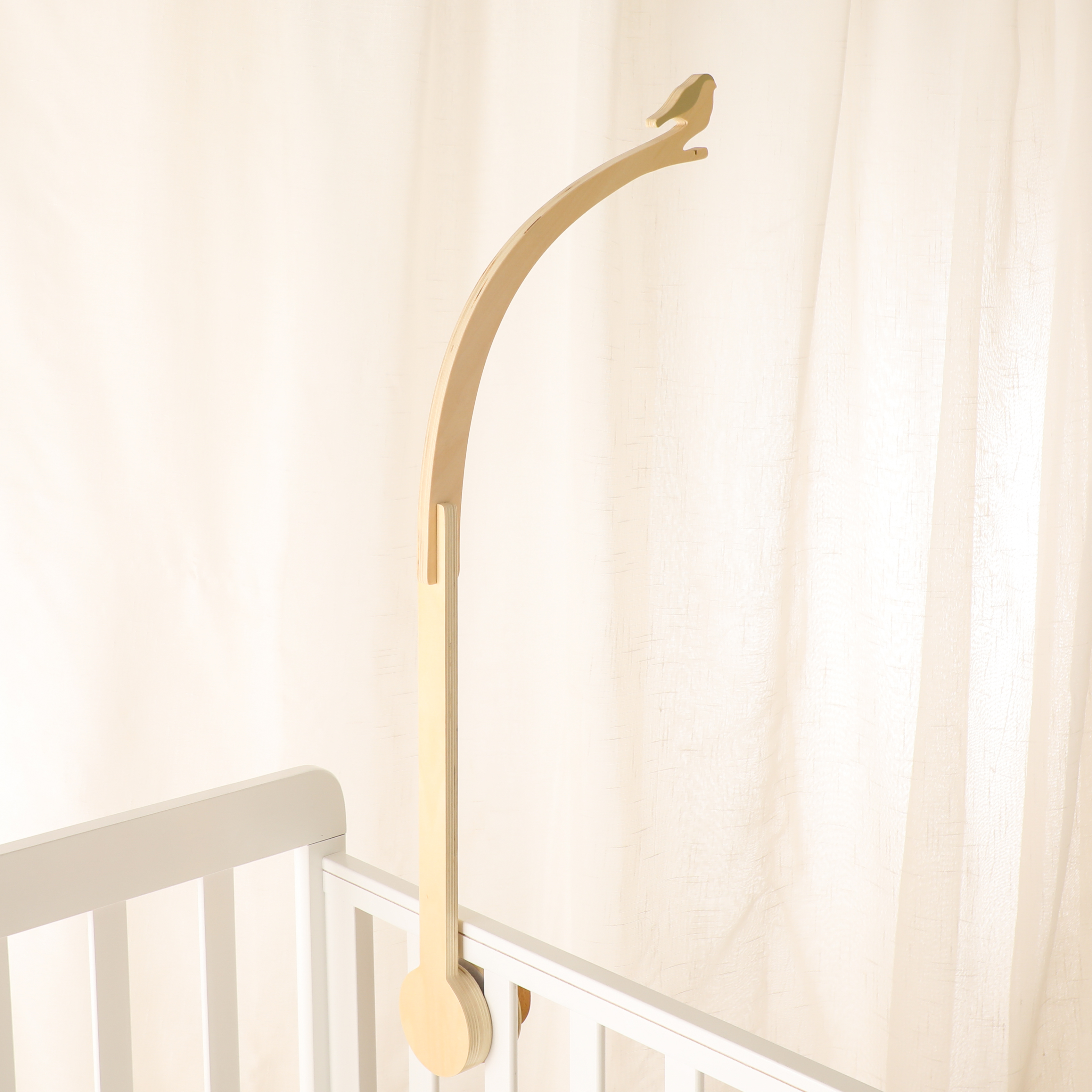 Baby Holz kleine Birdie Bett Glocke Halterung Cartoon Krippe Bett Glocke mobile hängende Rassel Spielzeug Kleiderbügel Baby Krippe Dekoration Access ori