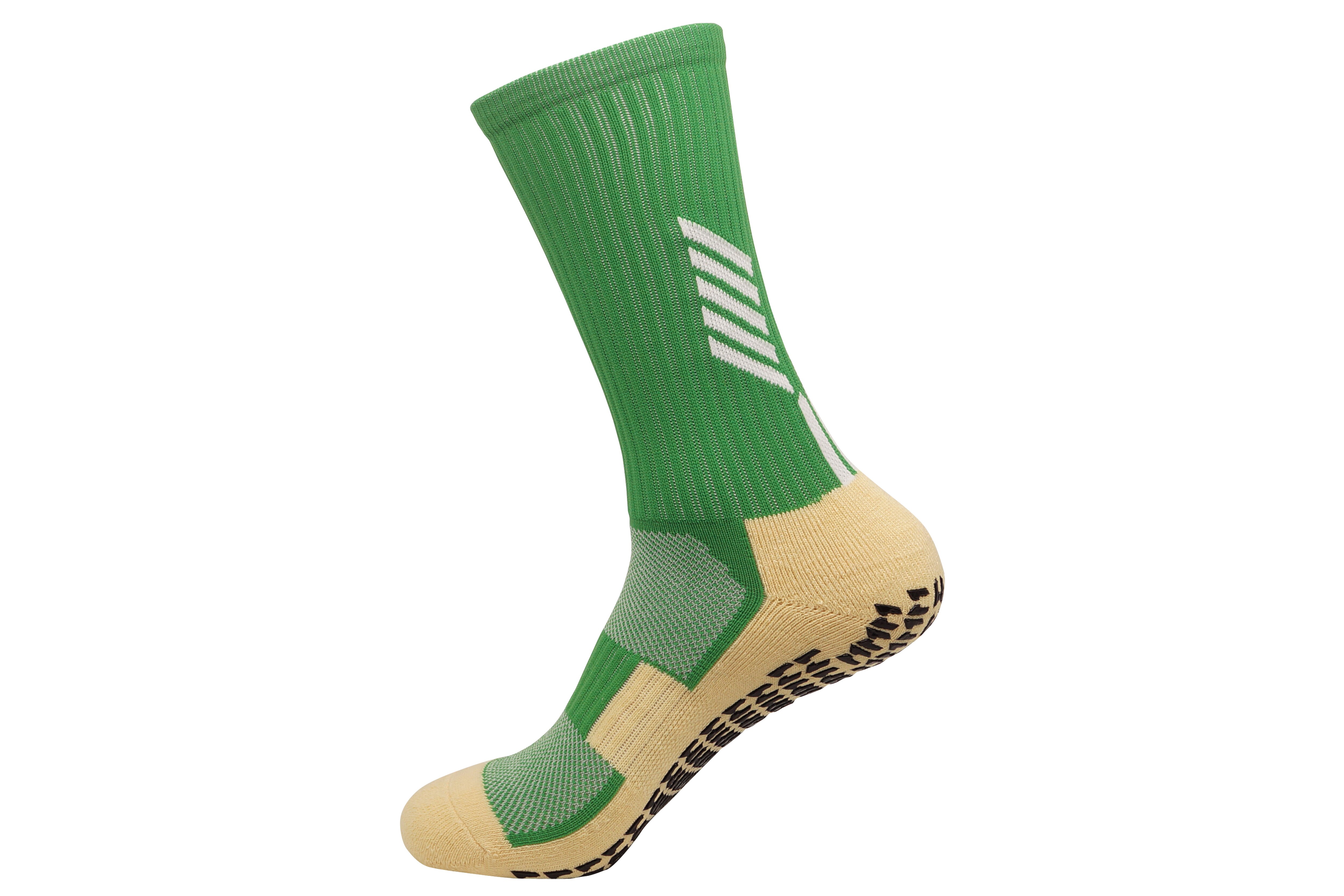 Neue Fußball Socken Anti Slip Fußball Socken Männer Sport Socken Gute Baumwolle Calcetines Die Gleichen Art Wie Die Trusox 9 farben: green / L