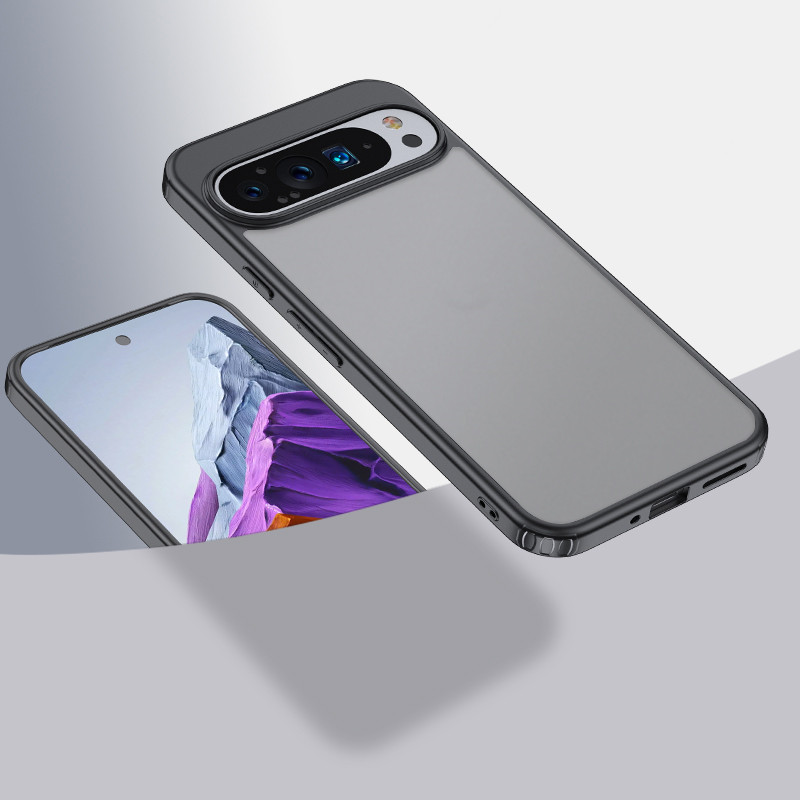 Airbags a prueba de golpes, funda de carga inalámbrica magnética para Google Pixel 9 Pro XL 8 7 Pro 8a 7a, funda protectora resistente: Para Pixel 9 / Negro