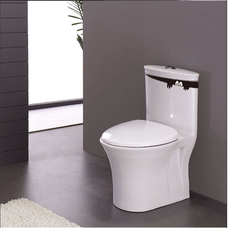 1PC DIY Funny Peep Monster Toilet Bathroom Vinyl Wall Sticker Decal Art Removable Home Decoration