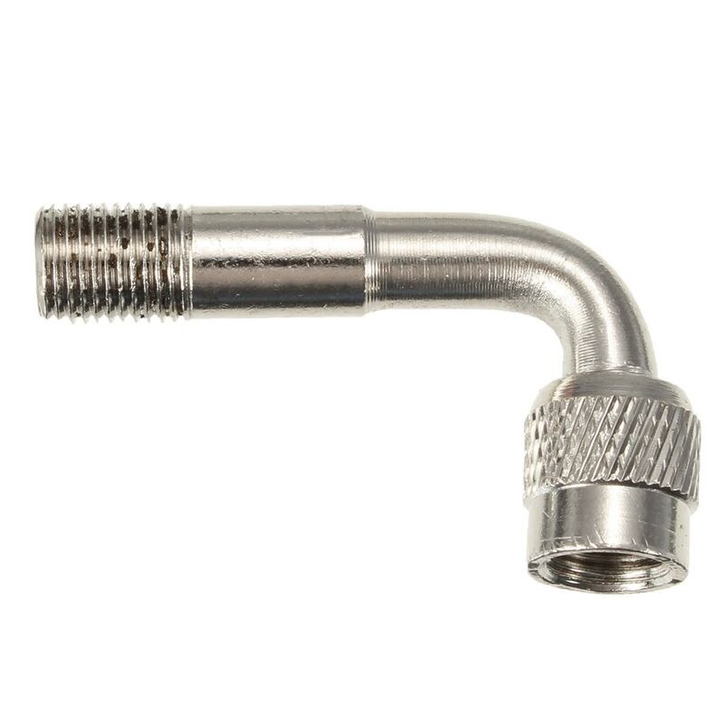 90 Graden Hoek Auto Motorfiets Fiets Ventiel Buis Uitbreiding Adapter
