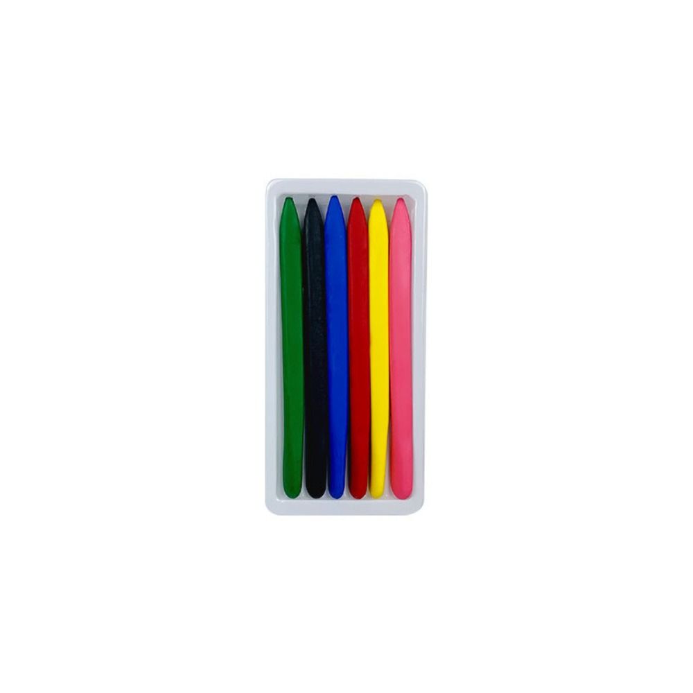 6/12/24/36 Colors Non Dirty Hand Washable Triangular Plastic Crayon Student Oil Painting Stick Early Childhood Education Tools