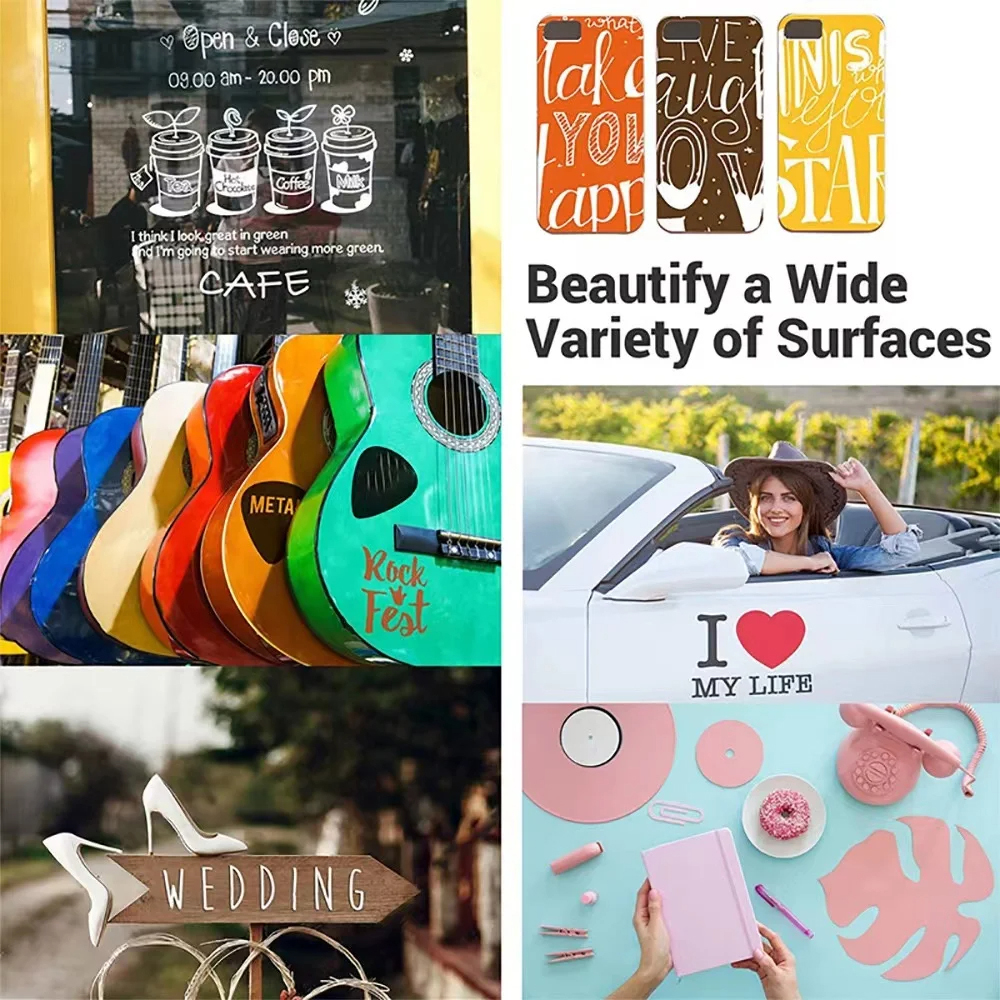 30.5cmx150cm Clear Vinyl Application Tape 2 color Alignment Grid for Car Wall Craft Art Decal Transfer Paper Tape Adhesive DIY