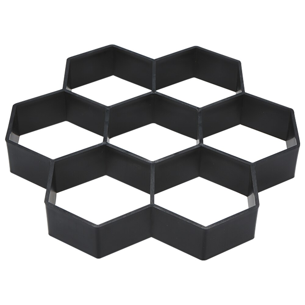 Paving Mould Hexagon Brick Stone Road Path Maker Mould DIY Garden Buildings Lawn Concrete Paving Garden Patio Path Molds