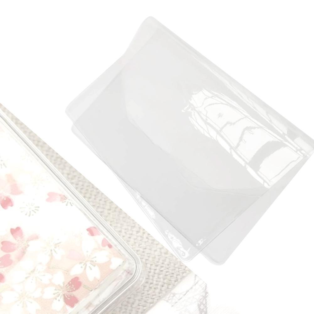 DIY Transparent PVC Cover Book A5 A6 School Office Supplies Sheet 1 A1G2