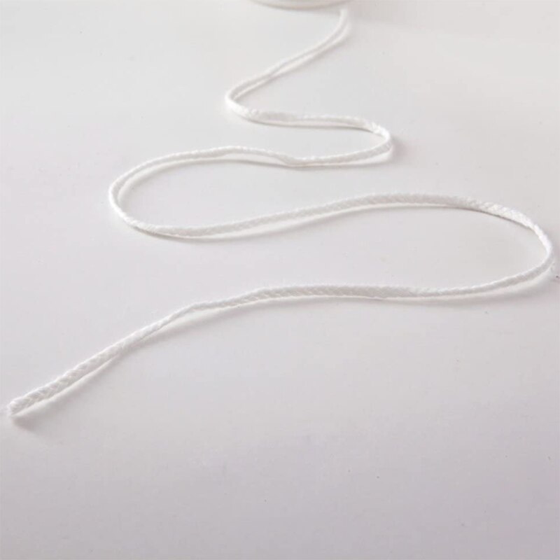 3Pcs Candle Wick, Flat Wick, Round Wick, Lamp Wick, Coil - 61 M, for the Production of Candles