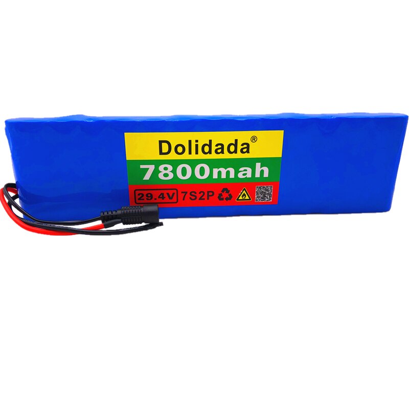 Alkuperäinen 24v 7.8ah 7 s 2p 18650 akku litiumioniakku 7800 mah 29.4v sähköpolkupyörä mopo /sähkö ei sisällä laturia