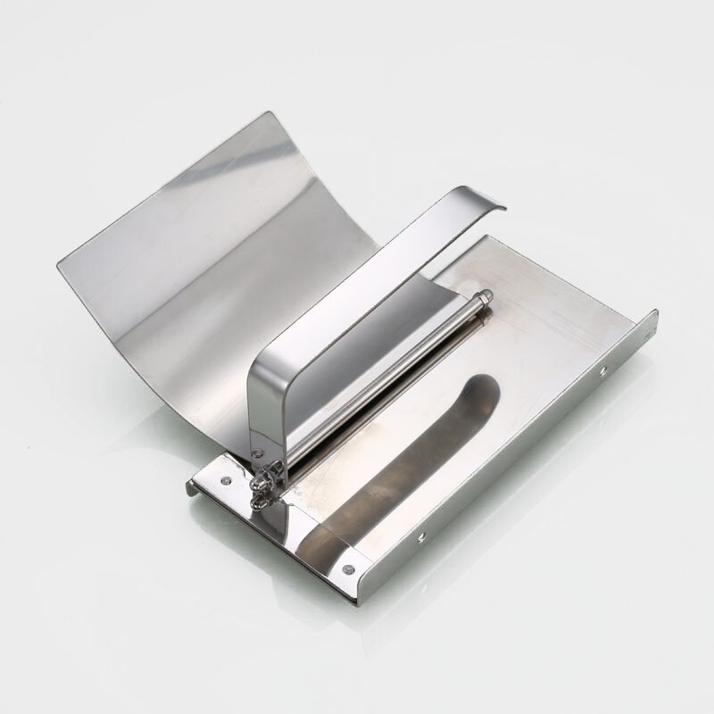 Rustfrit stål papirrulleholder mobiltelefon tissue hotel badeværelse racks hardware toilet