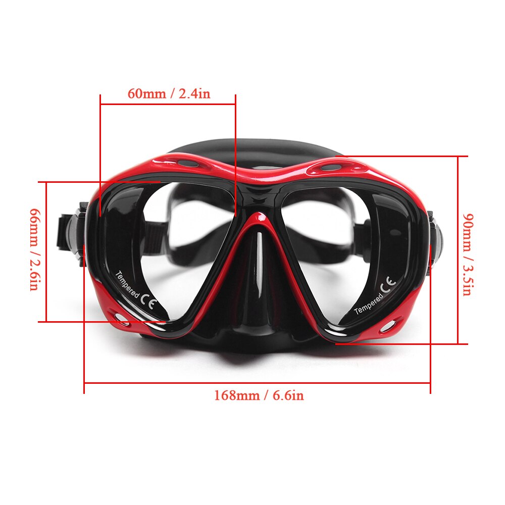 Maschera da Snorkeling professionale Set di tubi da Snorkeling maschera da sub in Silicone occhiali da nuoto antiappannamento occhiali da Snorkeling sport acquatici: Set B