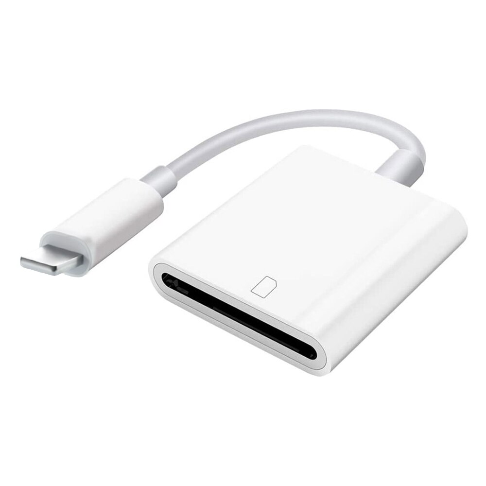 Sd-kaart Adapter Otg Verlichting Naar Micro Sd Camera Kaartlezer Telefoon Sd-kaart Lezen Voor Ios 9.2/Iphone 6 7 8 11 Xs/Ipad Pro: Default Title