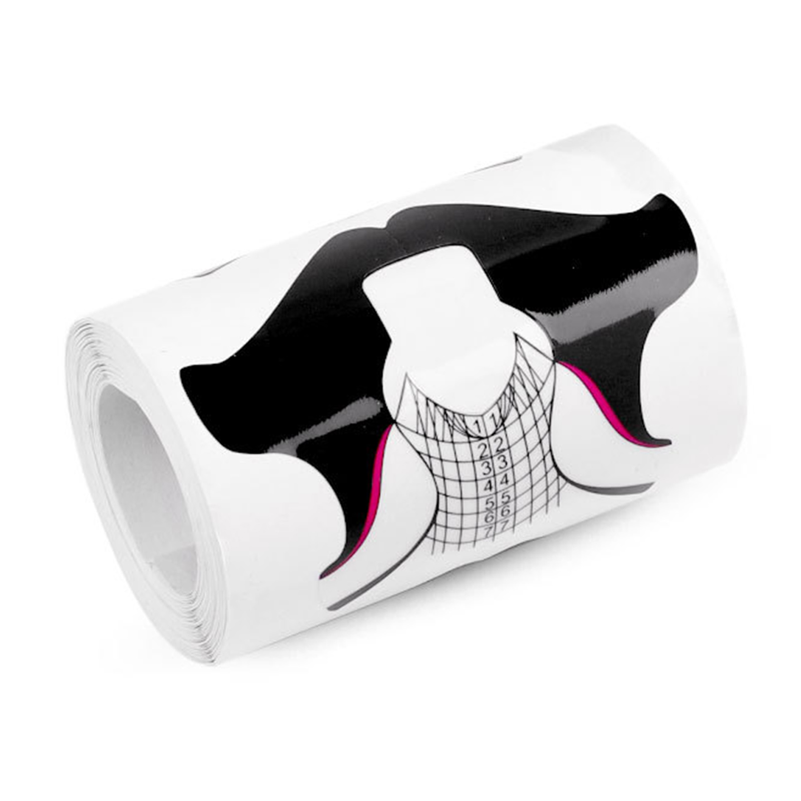 100PCS Nails Form Nail Art Tips Guide Sticker Adhesive Dustproof Nail Form Extension Paper Nail Tool