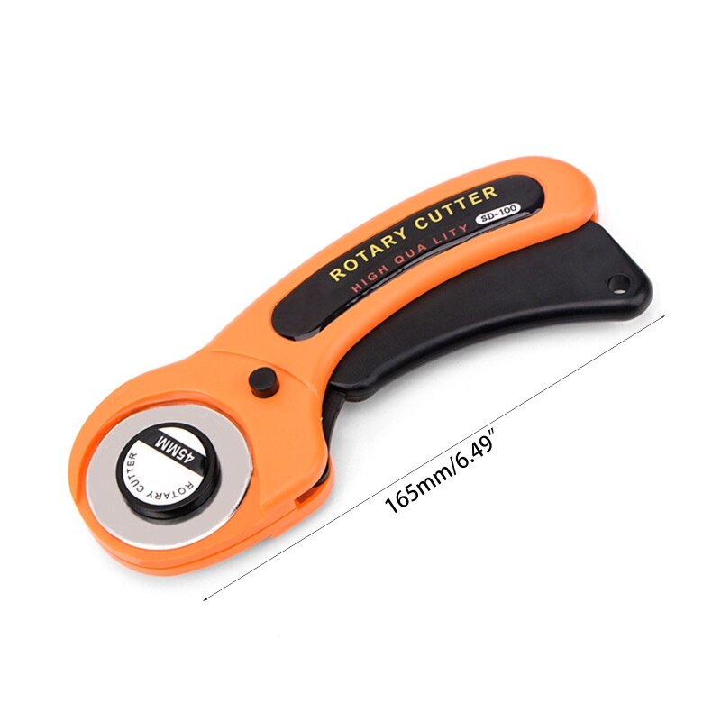45mm Rotary Cutter with 5 Pieces Replacement Blades Rotary Cutter for Crafting 40JB