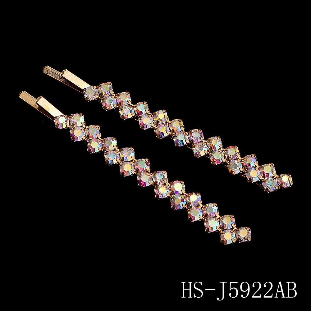 Pinzas para el pelo clásicas con diamantes de imitación para mujer, 10 piezas, horquillas simples, pasadores, de vacaciones: Verde