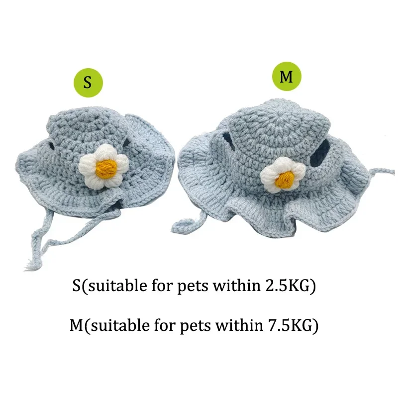 Gorro elástico bonito y refinado para mascotas, gorro de punto para cachorros y gatitos, accesorios para sesión de fotos, accesorios para gatos, otoño e invierno