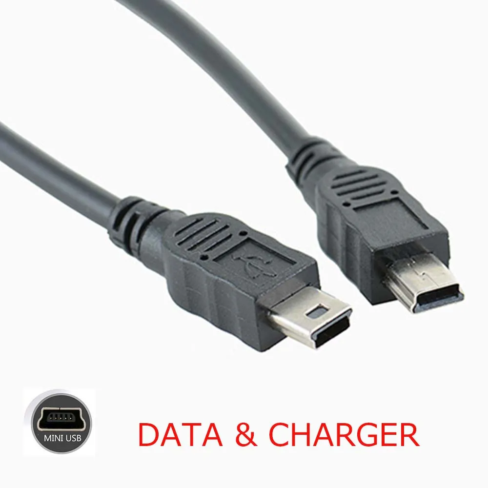 50Cm 5pin Mini Usb Mannelijk Naar Mini B Mannelijk M/M Verlengstuk Data Kabel Snoer Data & Charge