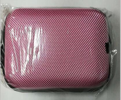 Boîtier etui fermeture éclair sac de voyage pochette de rangement couverture rigide sac protecteur pour g-ameboy Advance SP G-BA SP: Rose