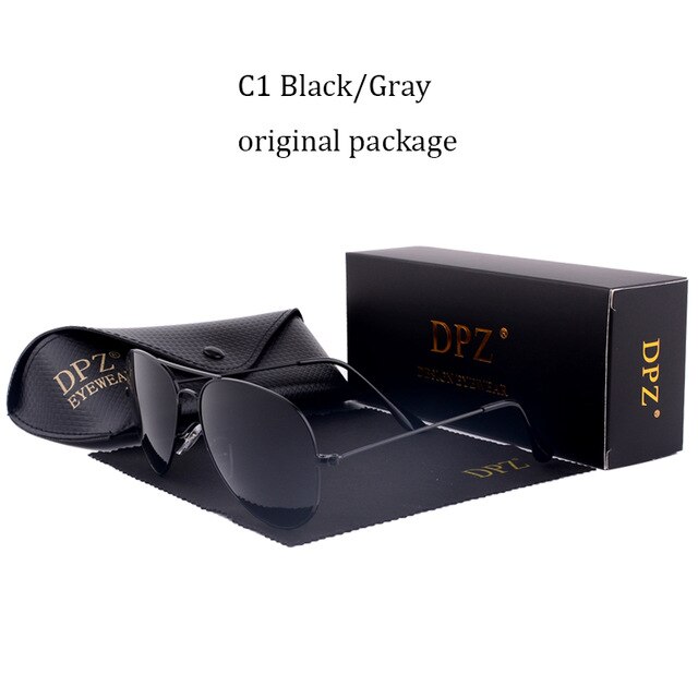 DPZ Glass lenses Gradient women sunglasses men 58mm 3025 Mirror G15 Gafas rayeds Brand sun glasses UV400: C1 with package