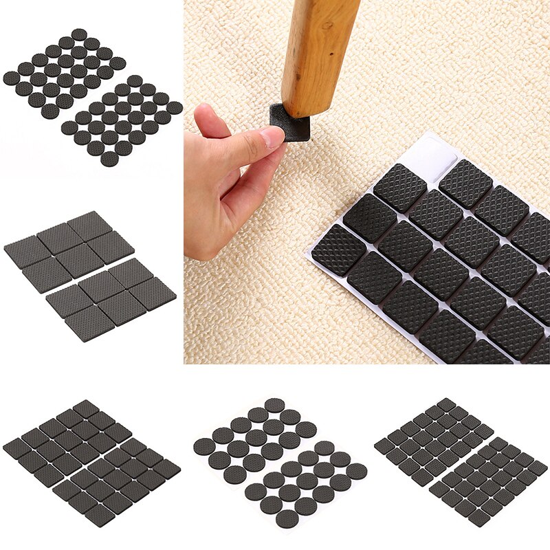 Multifunctional Eva Non-Slip Table Mats Table Leg Mat Floor Protector Self-Adhesive Mats Sofa Protection Pads Furniture Mats